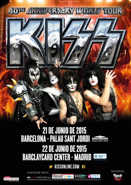 ¡17.000 entradas vendidas para los conciertos de Kiss en 1 día!