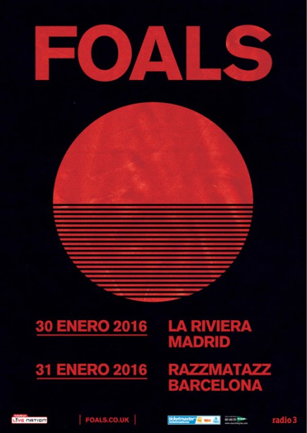 Foals anuncian conciertos en Madrid y Barcelona para Enero 2016