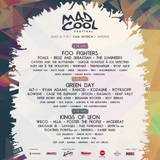 ¡Últimas entradas de día para Mad Cool Festival!