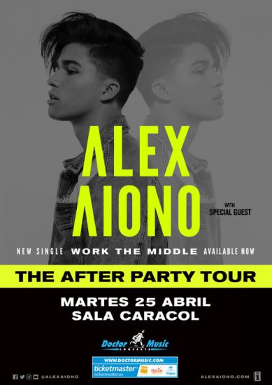 Alex Aiono contará con la colaboración de Bely Basarte y con Ender como artista invitado