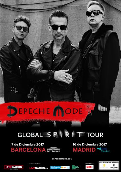 Depeche Mode anuncia fechas en Barcelona y Madrid con su Global Spirit Tour