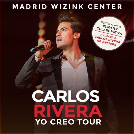 Carlos Rivera te invita a elegir las canciones de su fin de gira en Madrid
