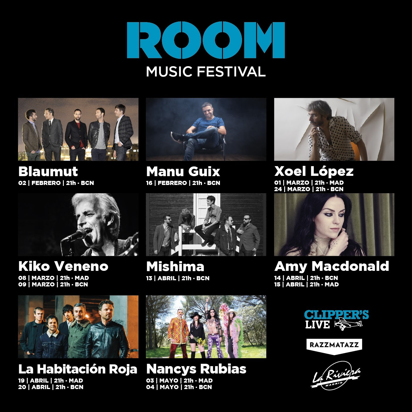 Nancys Rubias y Amy Macdonald se suman al Room Music Festival