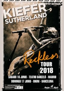 Kiefer Sutherland Gira España 2018