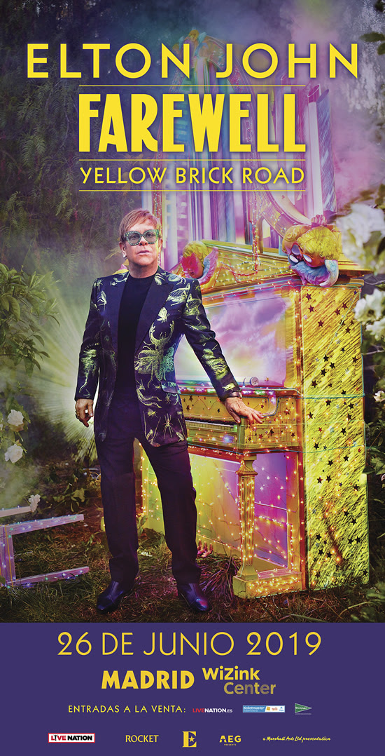 Elton John anuncia la primera fecha en España de la gira ‘Farewell Yellow Brick Road’