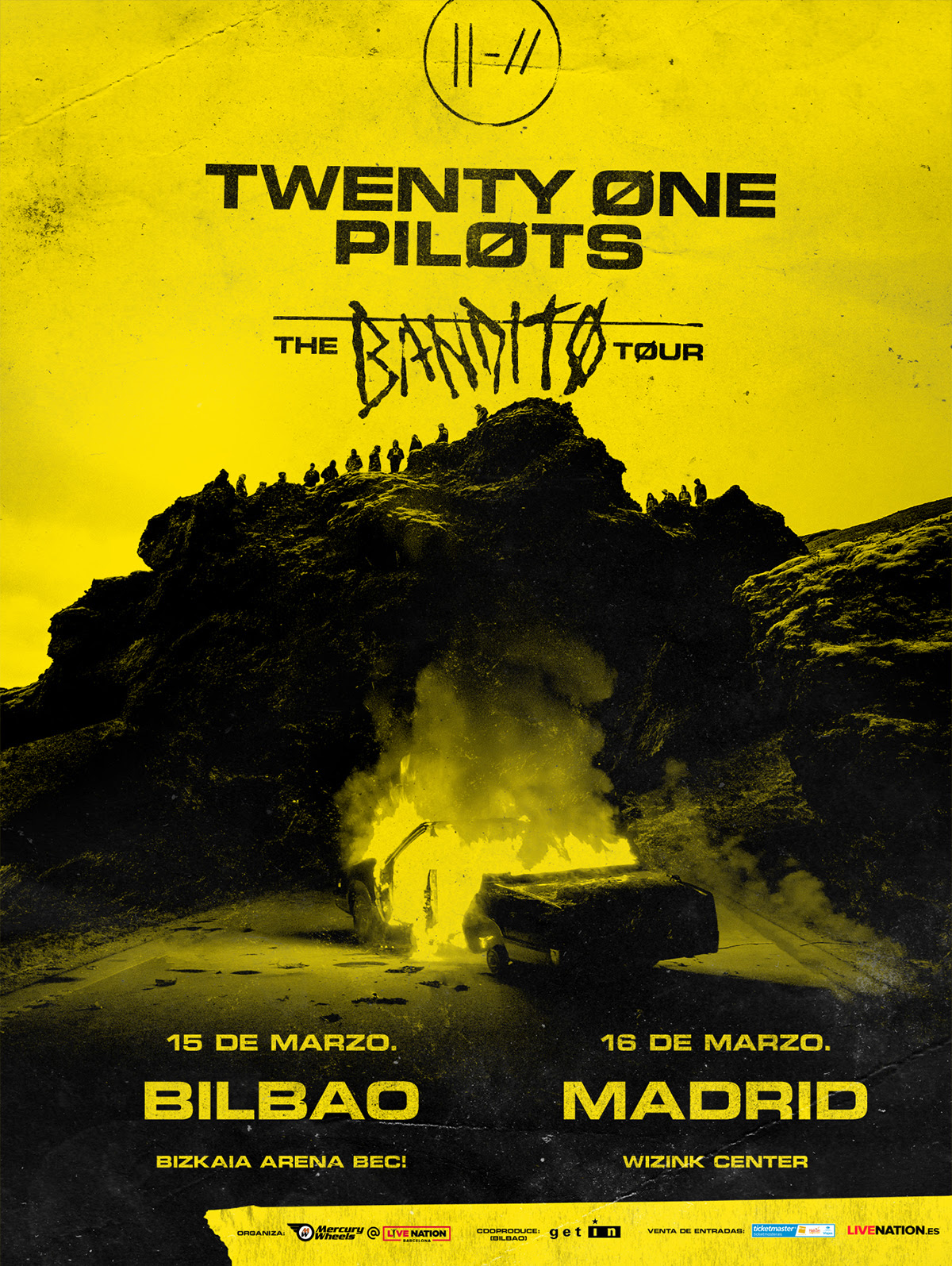 Twenty One Pilots anuncian por primera vez dos paradas en España con The Bandito Tour
