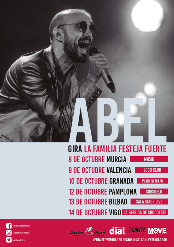 Abel Pintos regresa a España en concierto con su gira ‘La Familia Festeja Fuerte’