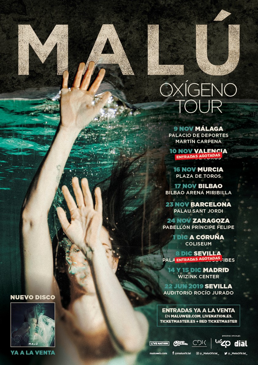 CARTEL OXÍGENO TOUR - MALÚ