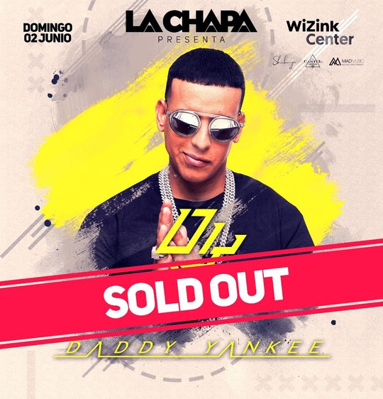 Daddy Yankee cuelga el cartel de ‘No hay entradas’ para su concierto en Madrid