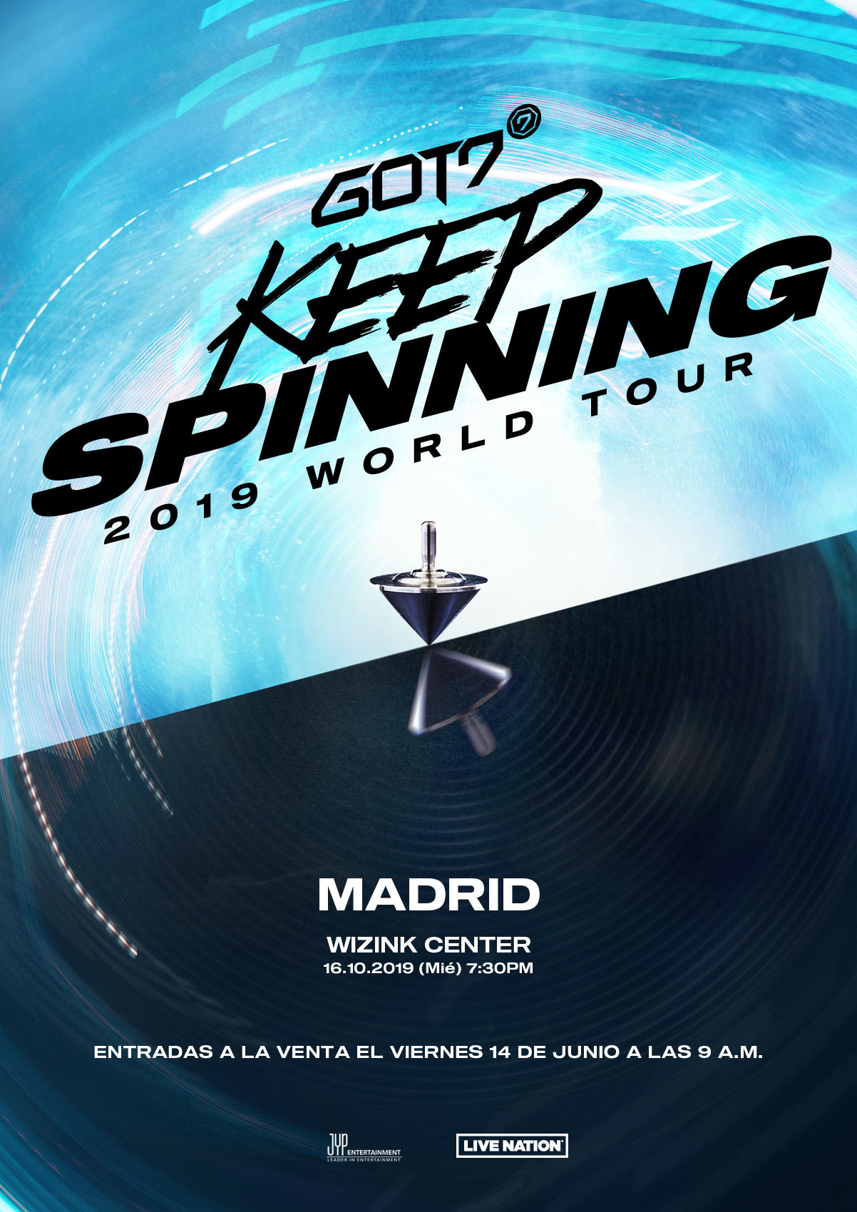 El Keep Spinning 2019 World Tour de GOT7 hará parada en nuestro país