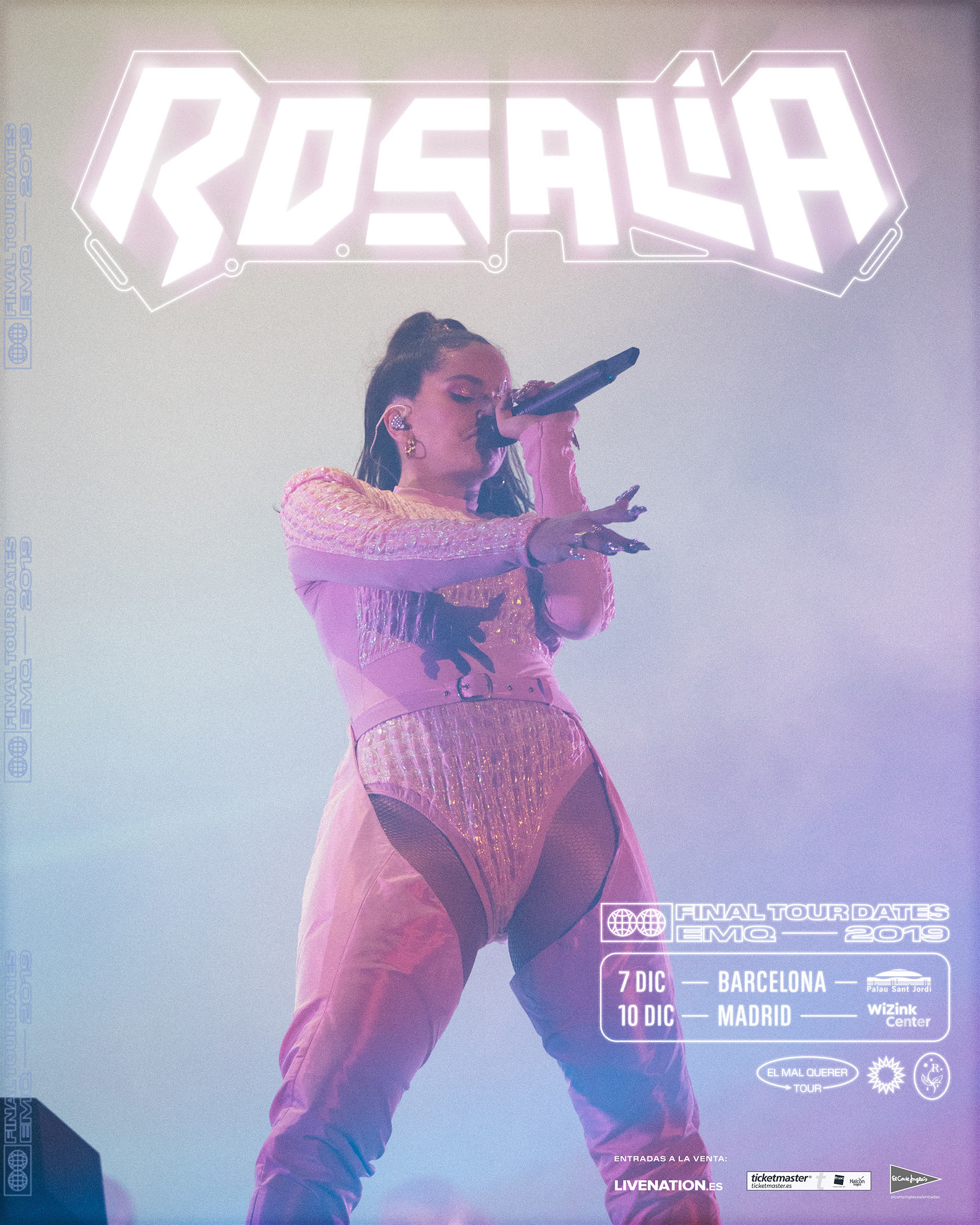 Rosalía confirma 2 únicos conciertos en nuestro país