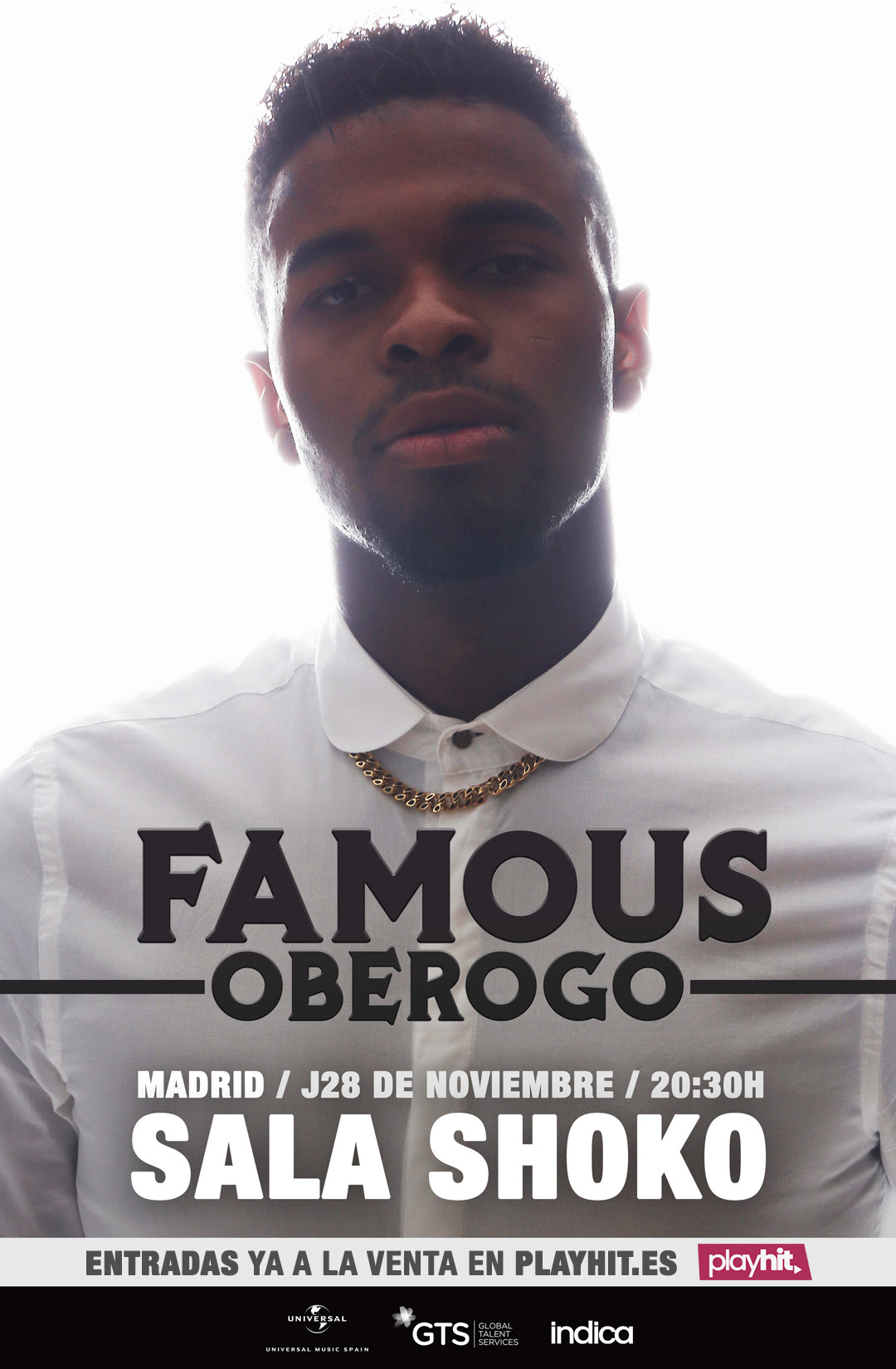 Famous Oberogo ofrecerá su primer concierto en Madrid