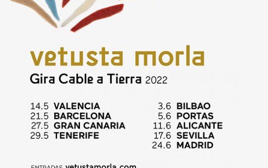 Vetusta Morla - Gira Cable a Tierra 2022