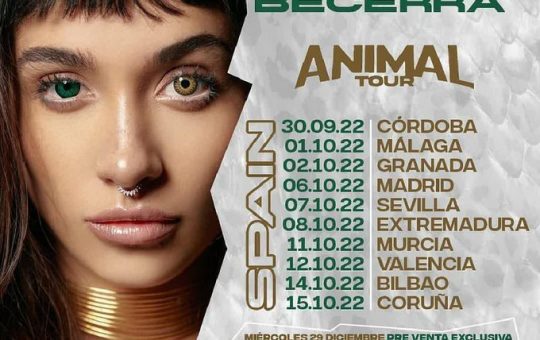 María Becerra - Animal Tour España 2022