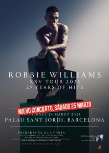 Robbie Williams - Nueva Fecha - España 2023