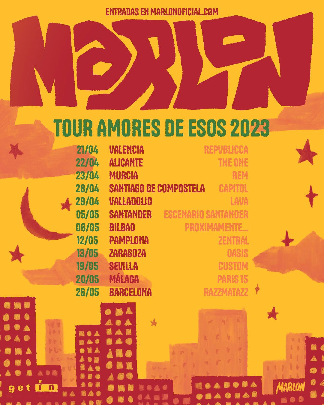 Marlon - Tour Amores de Esos 2023