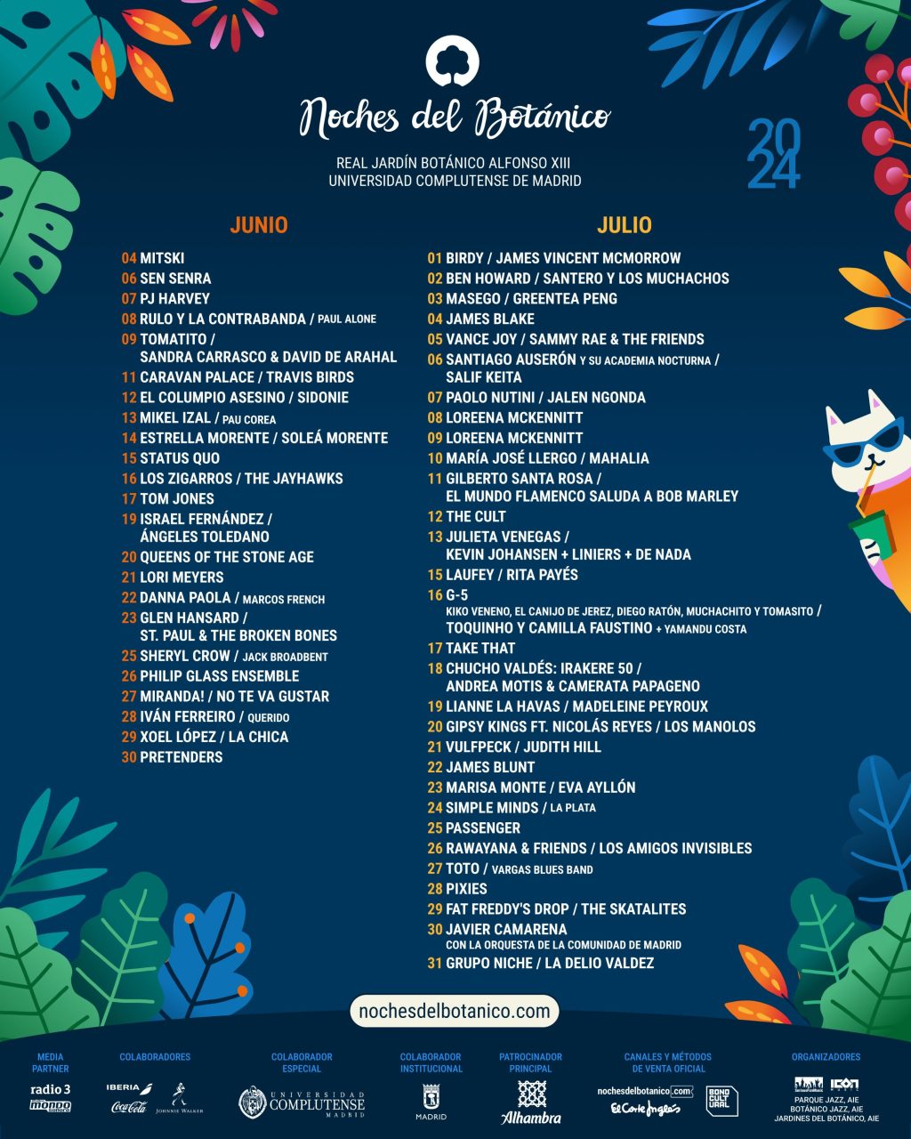 noches del botánico 2024 - MyiPop