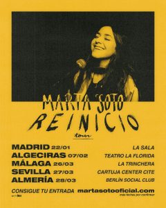 MARTA SOTO, GIRA REINICIO - MYIPOP
