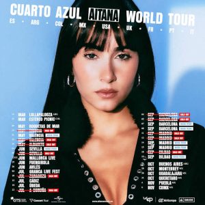 AITANA - CUARTO AZUL WORLD TOUR, NUEVAS FECHAS