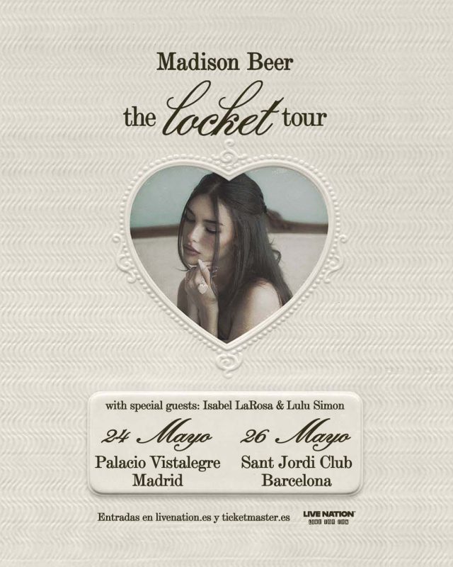 madison beer, españa 2026, the locket tour