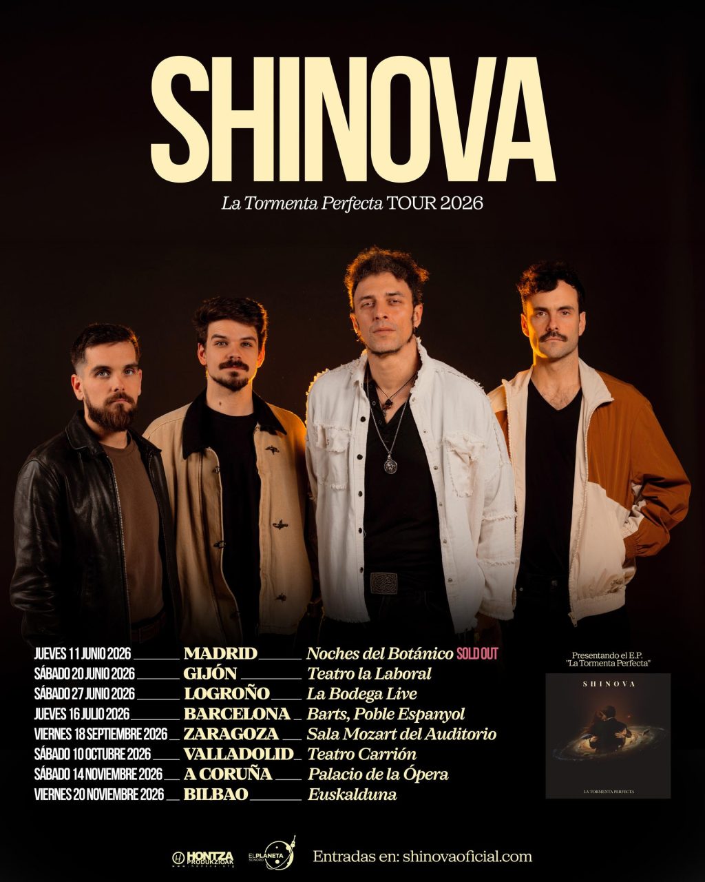 Shinova, La Tormenta Perfecta Tour 2026