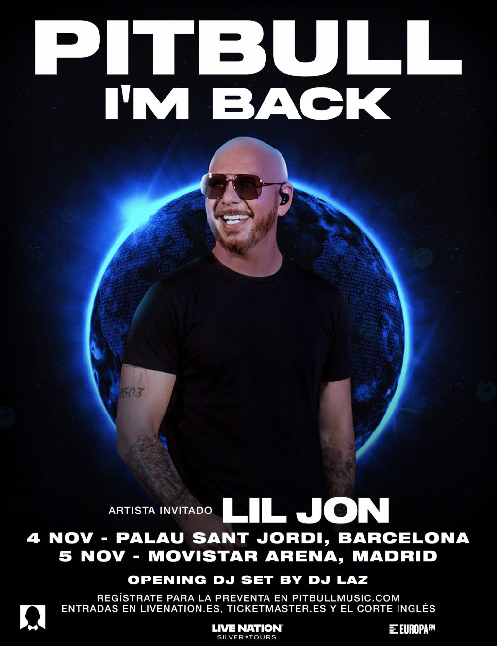 Pitbull España 2026