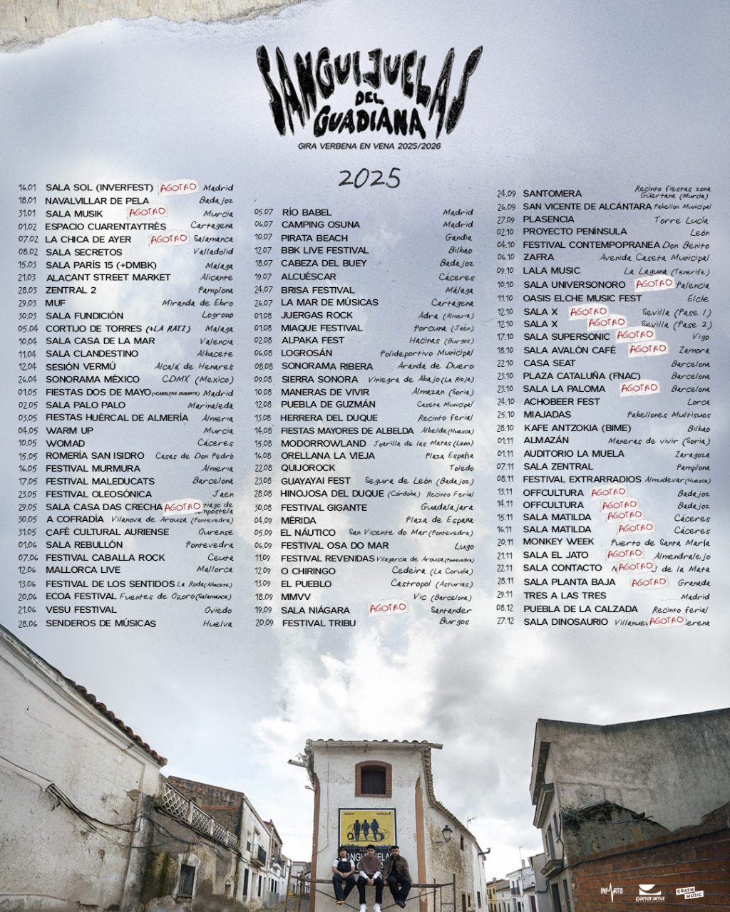 Sanguijuelas del Guadiana 2025