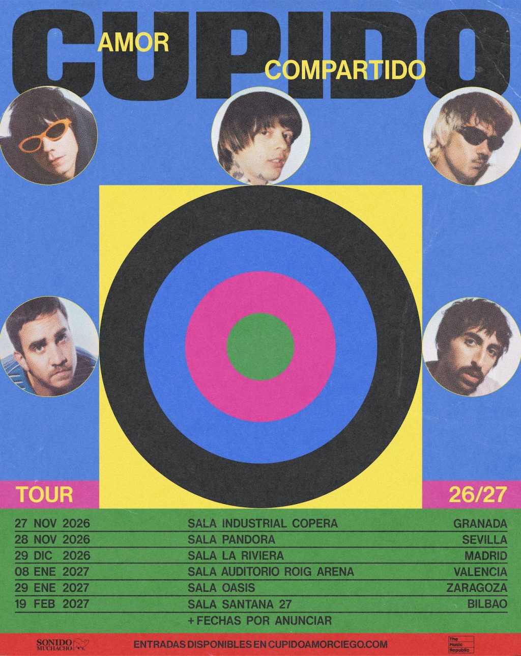 Cupido, Amor Compartido Tour