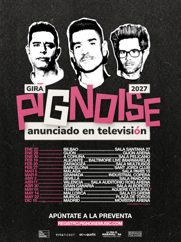 Pignoise - Gira Anunciado en Televisión